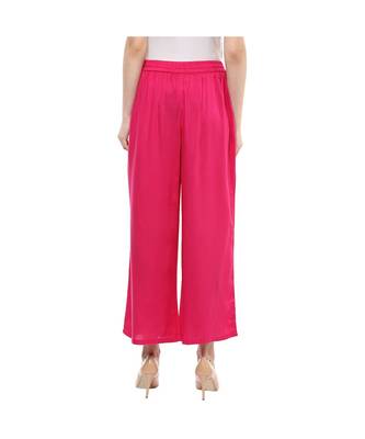 Pink Solid Palazzo 3