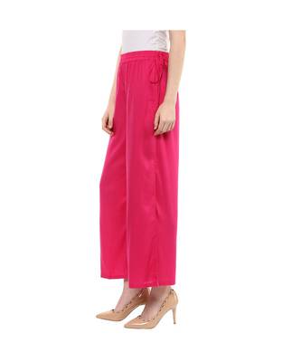 Pink Solid Palazzo 4