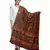 Women's Pure Cotton Aari Embroidery & Foil Mirrors Dupatta (Rasna) Maroon - RSN04