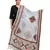 Women's Pure Cotton Real Mirrorwork & Hand Embroidery Dupatta (Kutchi Trikon) White - TKN02