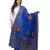 Women's Pure Cotton Real Mirrorwork & Hand Embroidery Dupatta (Kutchi Trikon) Blue - TKN12