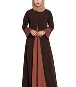Brown Plain Nida Abaya