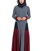 Multicolor Plain kashibo Abaya