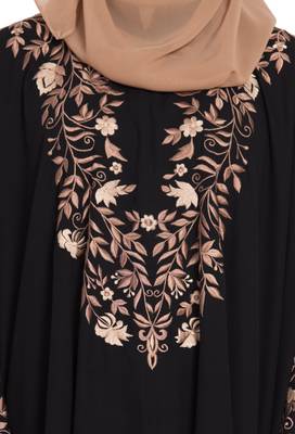 Black Plain Nida Abaya 5