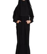 Black Plain kashibo Abaya