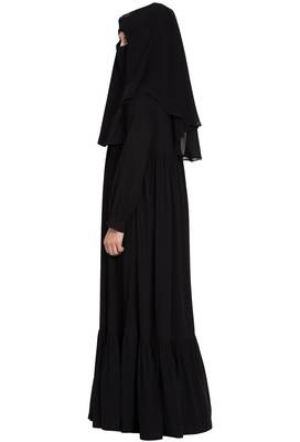 Black Plain kashibo Abaya 6