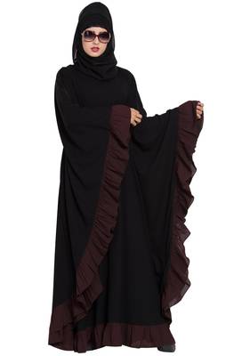 Black Plain kashibo Abaya 6