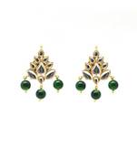 Gold Plated Kundan Earrings For Women & Girls