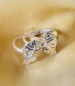 Silver toe rings