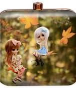 MaFs Women's Printed Sling Box Clutch For Bridal, Casual, Party, Wedding