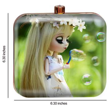 MaFs Women's Printed Sling Box Clutch For Bridal, Casual, Party, Wedding 5