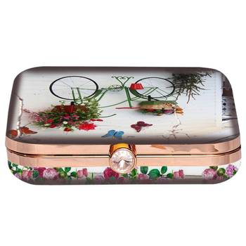 MaFs Women's Printed Sling Box Clutch For Bridal, Casual, Party, Wedding 3