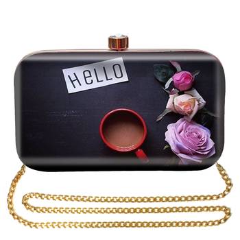 MaFs Women's Printed Sling Box Clutch For Bridal, Casual, Party, Wedding 1