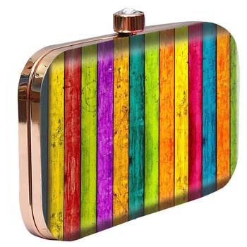 MaFs Women's Printed Sling Box Clutch For Bridal, Casual, Party, Wedding 3