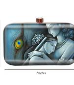 MaFs Women's Printed Sling Box Clutch For Bridal, Casual, Party, Wedding