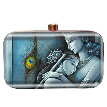 MaFs Women's Printed Sling Box Clutch For Bridal, Casual, Party, Wedding 2