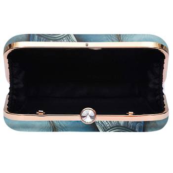 MaFs Women's Printed Sling Box Clutch For Bridal, Casual, Party, Wedding 5