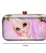 MaFs Women's Printed Sling Box Clutch For Bridal, Casual, Party, Wedding