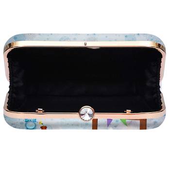 MaFs Women's Printed Sling Box Clutch For Bridal, Casual, Party, Wedding 4