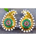 Gold Keri Mango Shaped Dangler Earrings