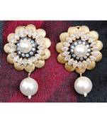 Gold Flower Earrings