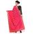 Pink Woven Banarasi Silk Dupatta For Women