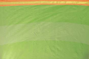Green woven chanderi saree with blouse 5