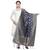 Blue Woven Banarasi Silk Dupatta For Women