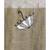 Off-White & Cedar Brown Linen Saree With Embroidery