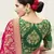 Magenta woven silk blend saree with blouse