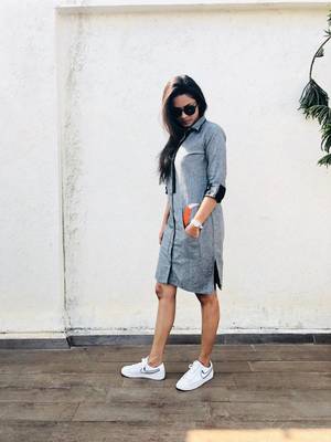 Grey fox dress 2