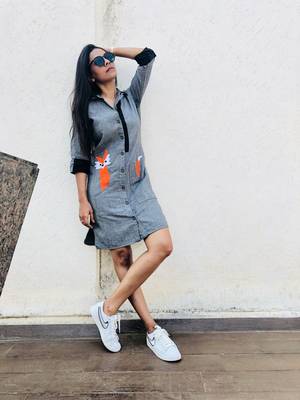 Grey fox dress 3