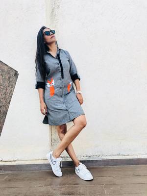 Grey fox dress 5