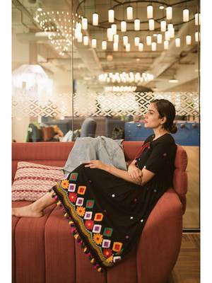 Black banjara dress 1