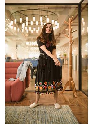 Black banjara dress 2