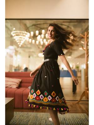 Black banjara dress 4