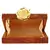 Anekaant Timber Sequins Wooden Party Clutch Bag Brown