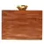 Anekaant Timber Sequins Wooden Party Clutch Bag Brown
