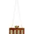 Anekaant Timber Sequins Wooden Party Clutch Bag Brown