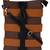 Anekaant Twine Striped Canvas Sling Bag Brown