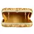 Anekaant Ethnique Embroidered Party Clutch Bag Beige & Gold
