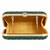 Anekaant Ethnique Embroidered Party Clutch Bag See Green & Gold