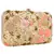 Anekaant Ethnique Embroidered Party Clutch Bag Beige & Multi