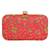 Anekaant Ethnique Embroidered Party Clutch Bag Pink & Gold