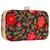 Anekaant Ethnique Embroidered Party Clutch Bag Black & Multi