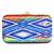 Anekaant Geomet Embroidered Party Clutch Bag Blue & Multi