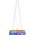 Anekaant Geomet Embroidered Party Clutch Bag Blue & Multi