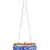 Anekaant Geomet Embroidered Party Clutch Bag Blue & Multi