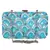 Anekaant Ethnique Embroidered Party Clutch Bag Blue