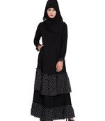 Black Plain kashibo Abaya